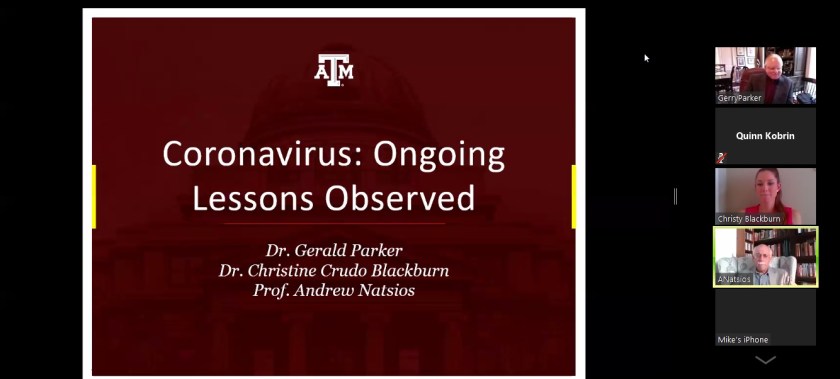 SHSU, LEAP Center, Center for Law Engagement And Politics, Bush School of Public Affairs, Scowcroft Institute, Dr. Christine Blackburn, Dr. Gerald Parker, Ambassador Andrew Natsios