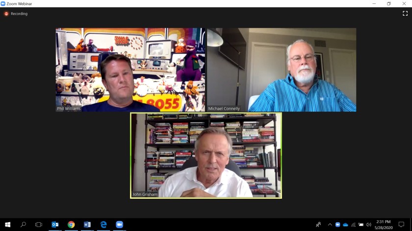 SHSU, LEAP Center, Center for Law Engagement And Politics, Michael Connelly, John Grisham, Waterstones, Phil Williams