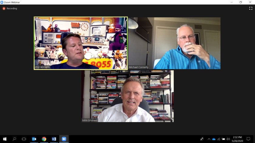 SHSU, LEAP Center, Center for Law Engagement And Politics, Michael Connelly, John Grisham, Waterstones, Phil Williams