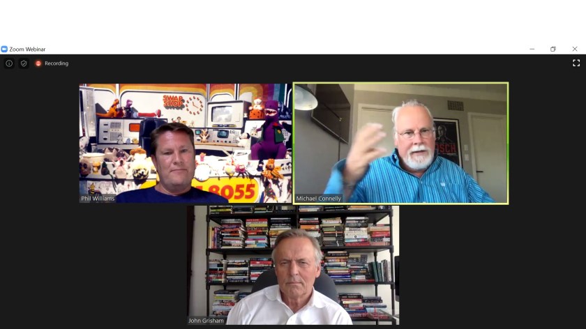 SHSU, LEAP Center, Center for Law Engagement And Politics, Michael Connelly, John Grisham, Waterstones, Phil Williams