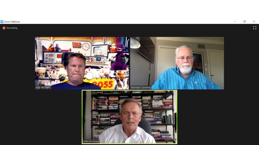 SHSU, LEAP Center, Center for Law Engagement And Politics, Michael Connelly, John Grisham, Waterstones, Phil Williams