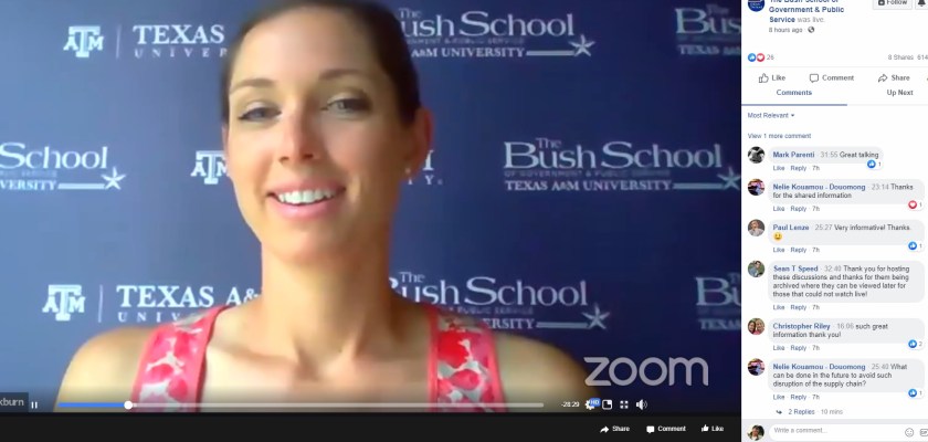 SHSU, LEAP Center, Center for Law Engagement And Politics, BUSH School of Government and Public Affairs, Scowcroft Institute, TAMU, COVID-19