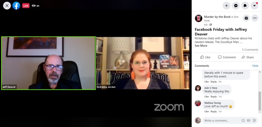 SHSU, LEAP Center, Center for Law Engagement And Politics, Jeffrey Deaver, Murder by the Book, The Goodbye Man