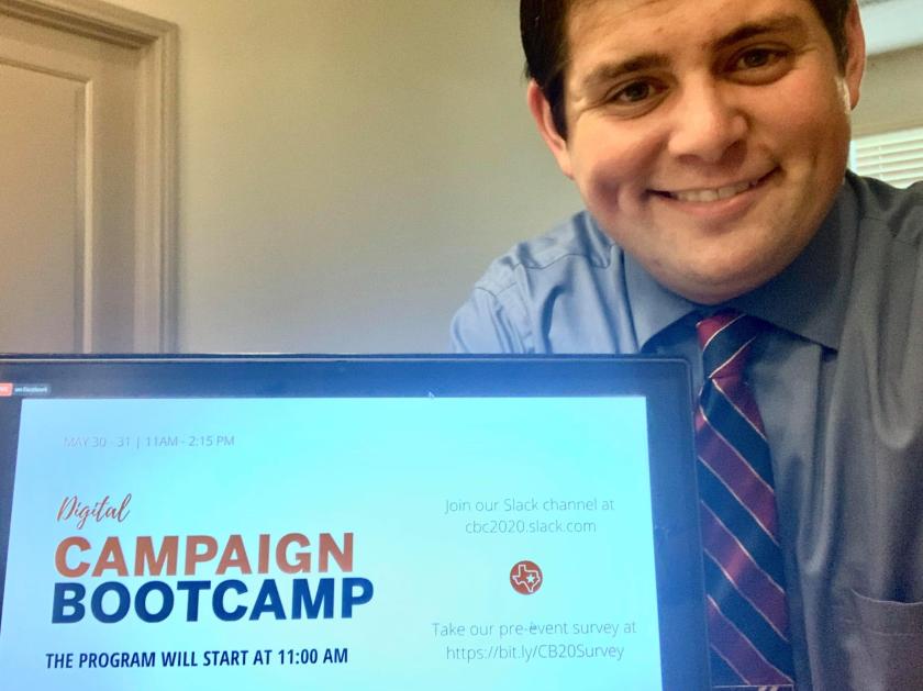 SHSU, LEAP Center, Campaign Bootcamp, New Politics Forum, Annette Strauss Institute, Quinn Kobrin