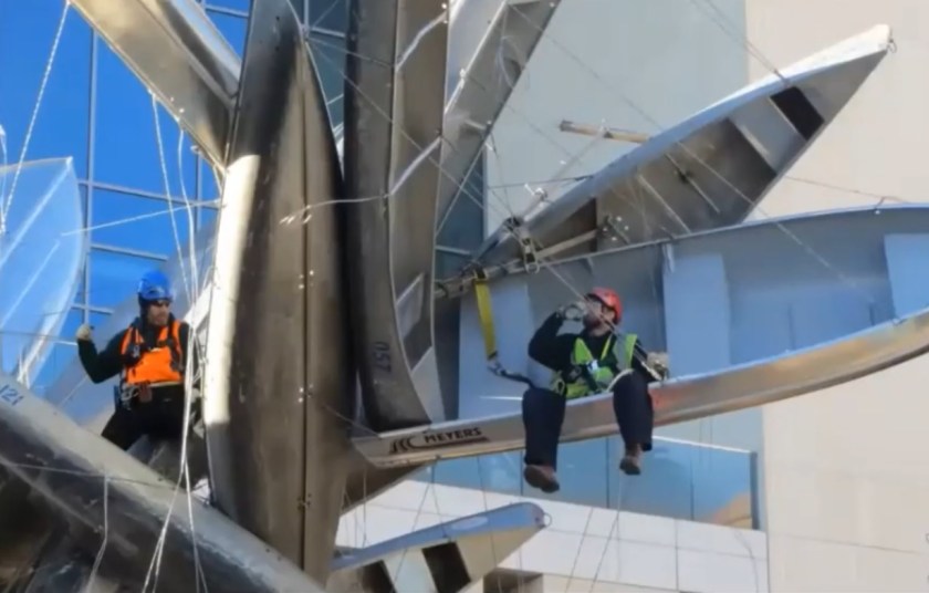 SHSU, UT, University of Texas, Sam Houston State University, LEAP Center, Center for Law Engagement And Politics, Nancy Rubins, Jaime Garza, Landmarks