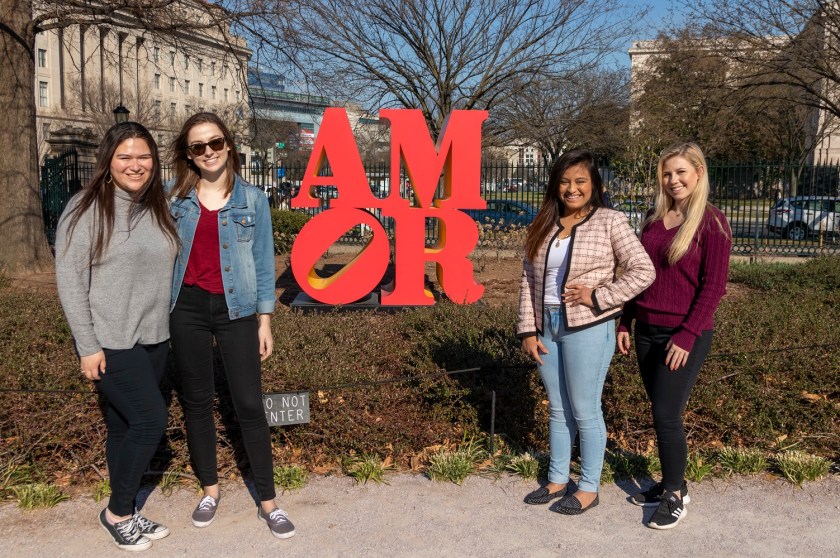 SHSU, LEAP Center, Center for Law Engagement And Politics, Washington DC, National Gallery of Art Sculpture Garden, Robert Indiana