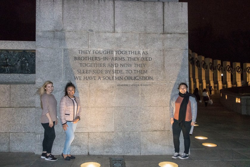 SHSU, LEAP Center, Center for Law Engagement And Politics, Washington DC, World War II Memorial