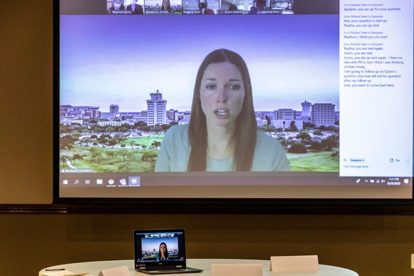 SHSU, LEAP Center, Center for Law Engagement And Politics, Dr. Christine Blackburn, COVID-19