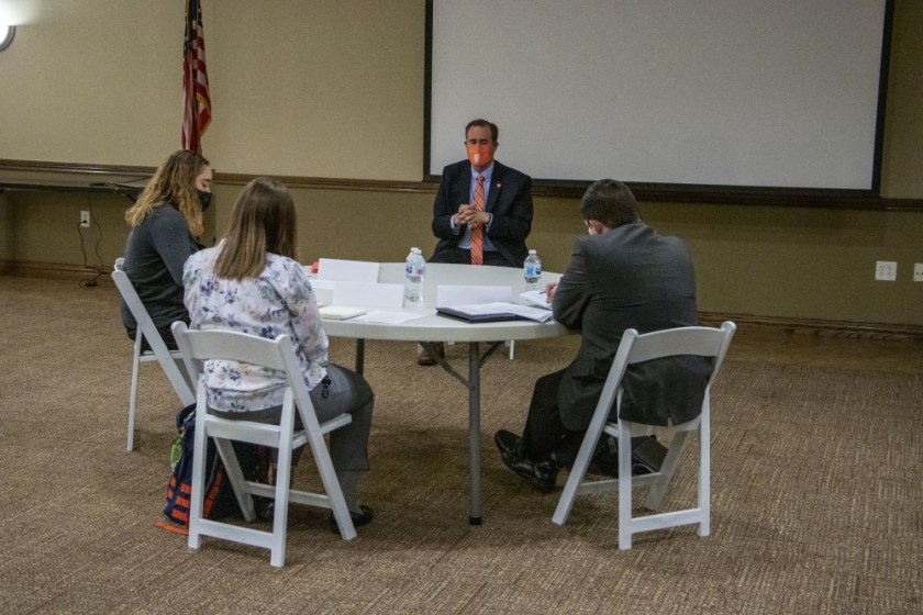 SHSU, LEAP Center, Center for Law Engagement And Politics, Dr. Chris Maynard, Jim Baker