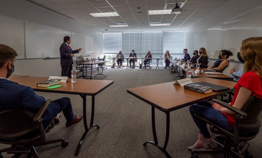 SHSU, Sam Houston State University, LEAP Center, Center for Law Engagement And Politics, Pre Law, Attorney General, TX Supreme Court, White House Counsel, Alberto Gonzales