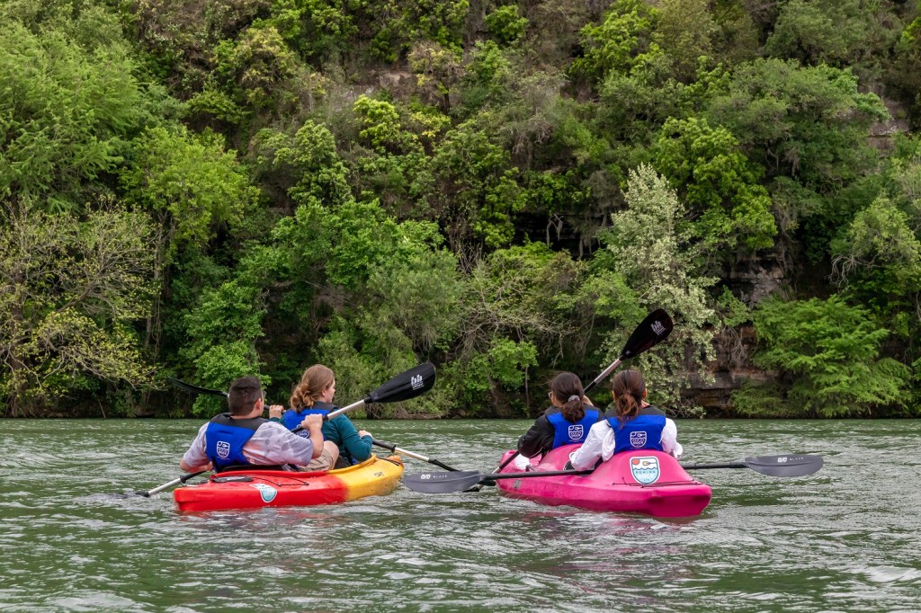 SHSU, LEAP Center, Center for Law Engagement And Politics, Austin TX, ATX, Kayaking