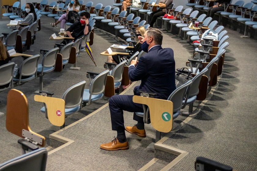SHSU, LEAP Center, Center for Law Engagement And Politics, Pre-Law Society, Will Durham, Stuart Hughes, Walker County District Attorney